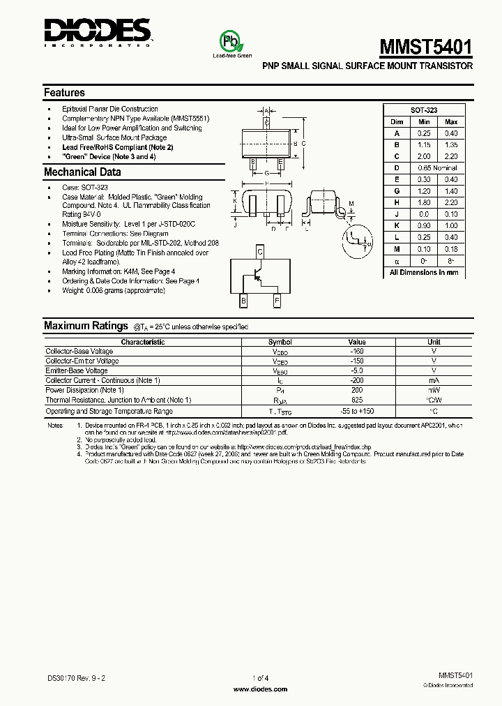 MMST5401-7-F_5001457.PDF Datasheet