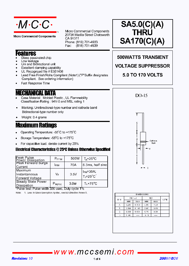 SA43A-TP_5004200.PDF Datasheet