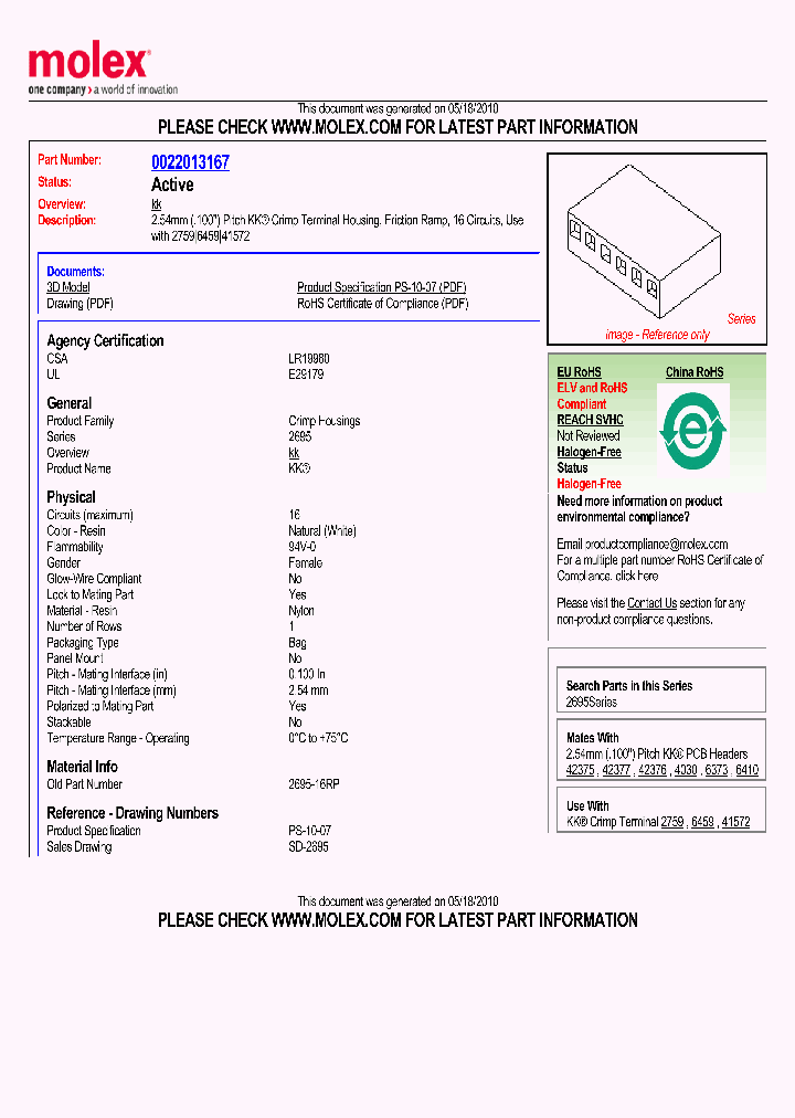 0022013167_5005419.PDF Datasheet