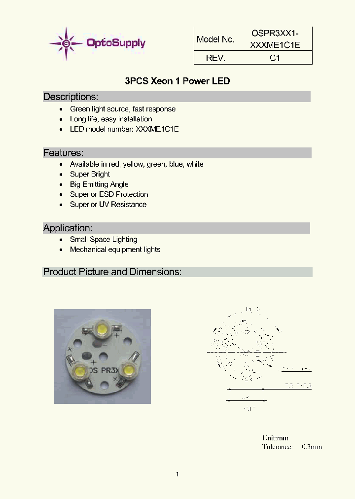 OSPR3XX1-M5XMEC1E_5008037.PDF Datasheet