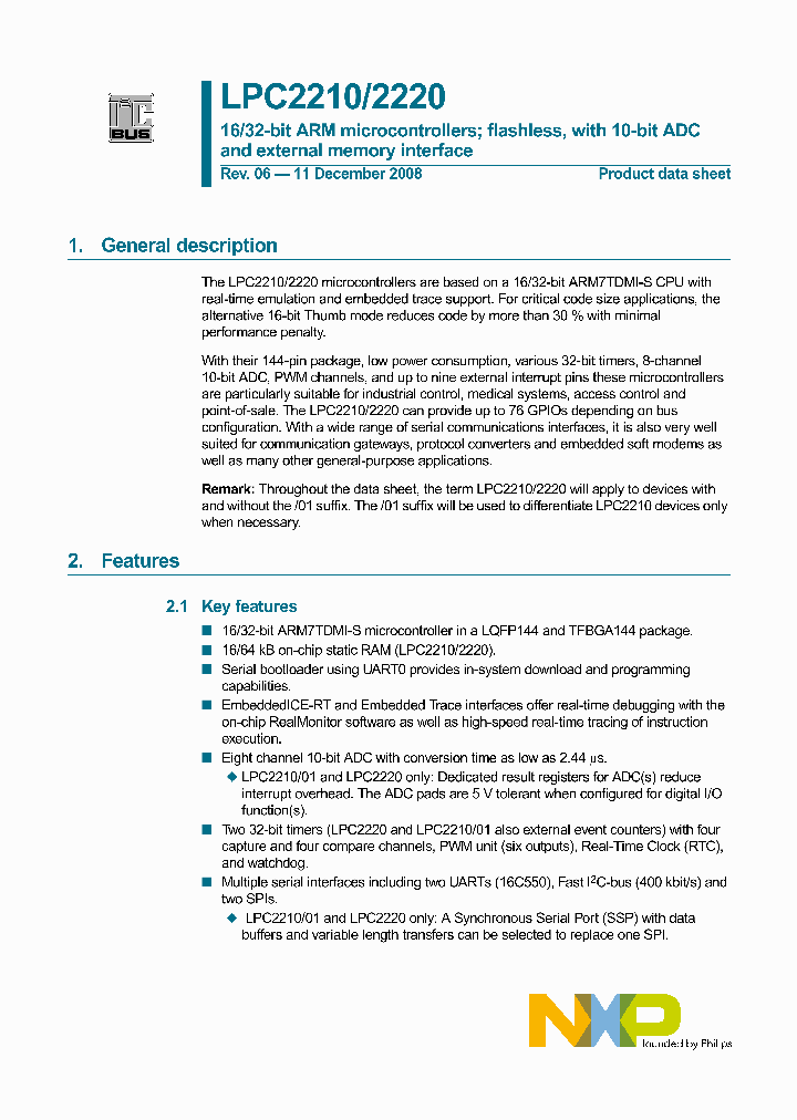 LPC2210_5008166.PDF Datasheet