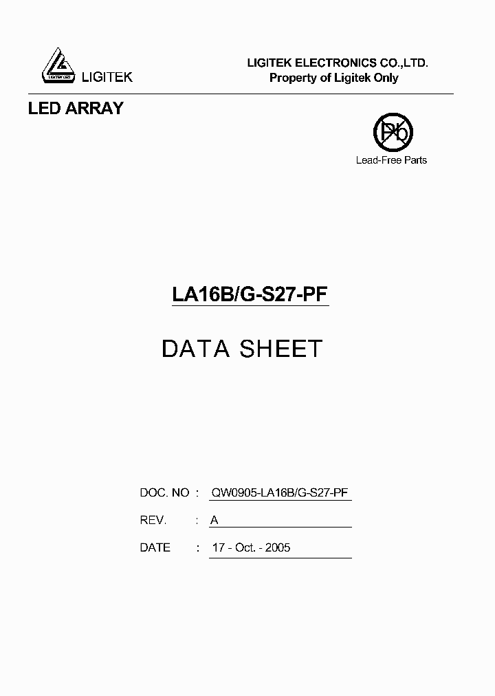 LA16B-G-S27-PF_5010674.PDF Datasheet