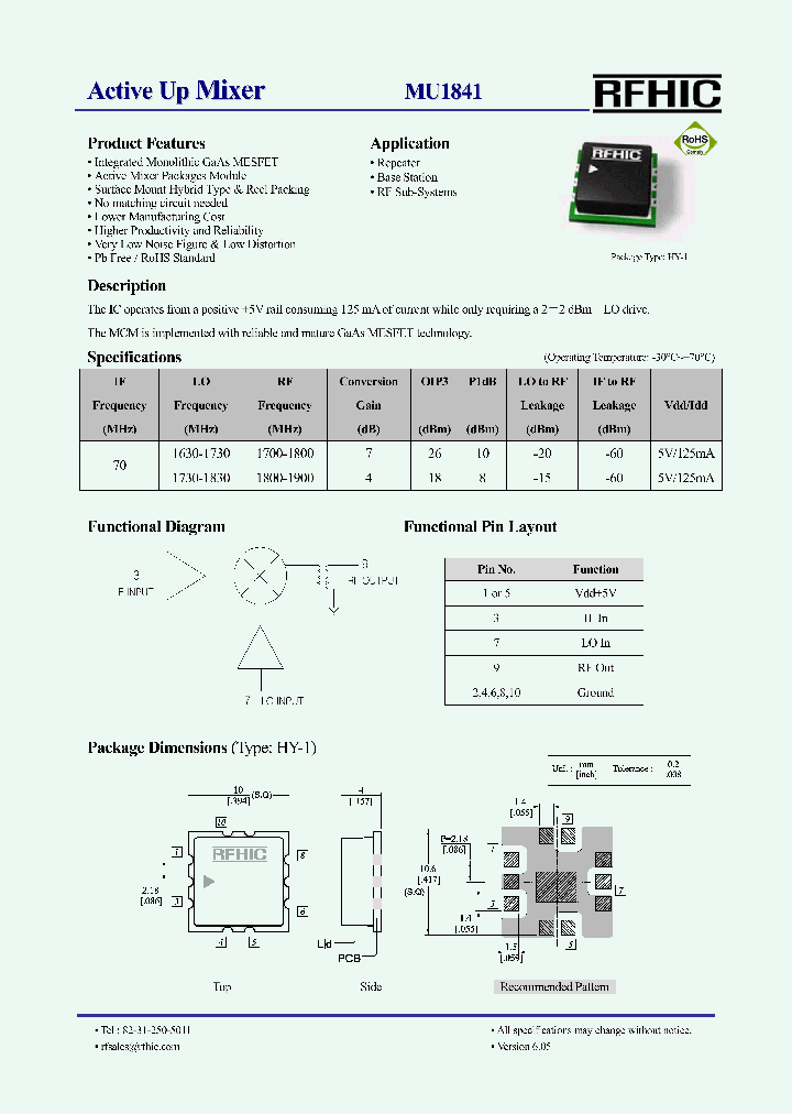 MU1841_5011034.PDF Datasheet