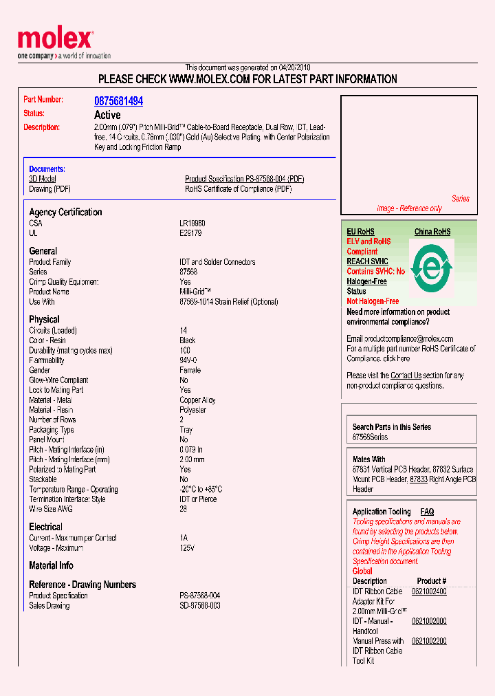 87568-1494_5011422.PDF Datasheet
