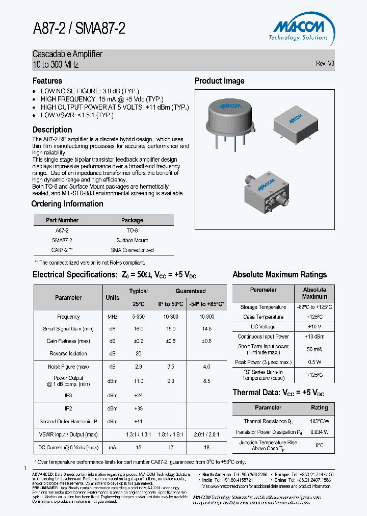 SMA87-2_5011568.PDF Datasheet