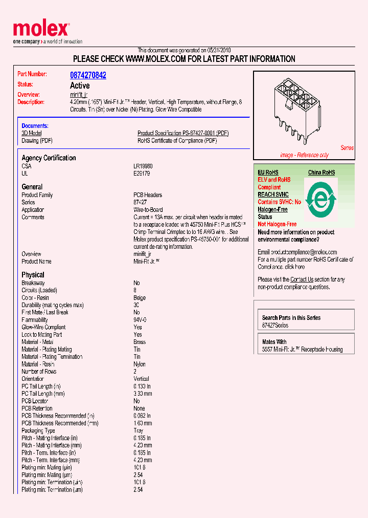 0874270842_5012181.PDF Datasheet