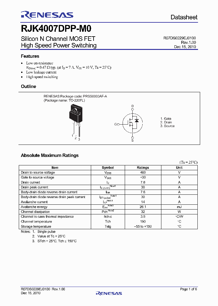 RJK4007DPP-M0_5017462.PDF Datasheet