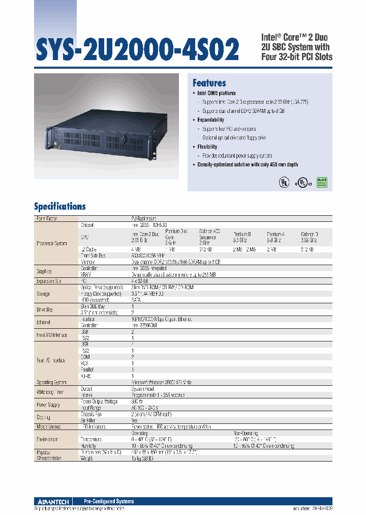 SYS-2U2000-4S02_5018503.PDF Datasheet
