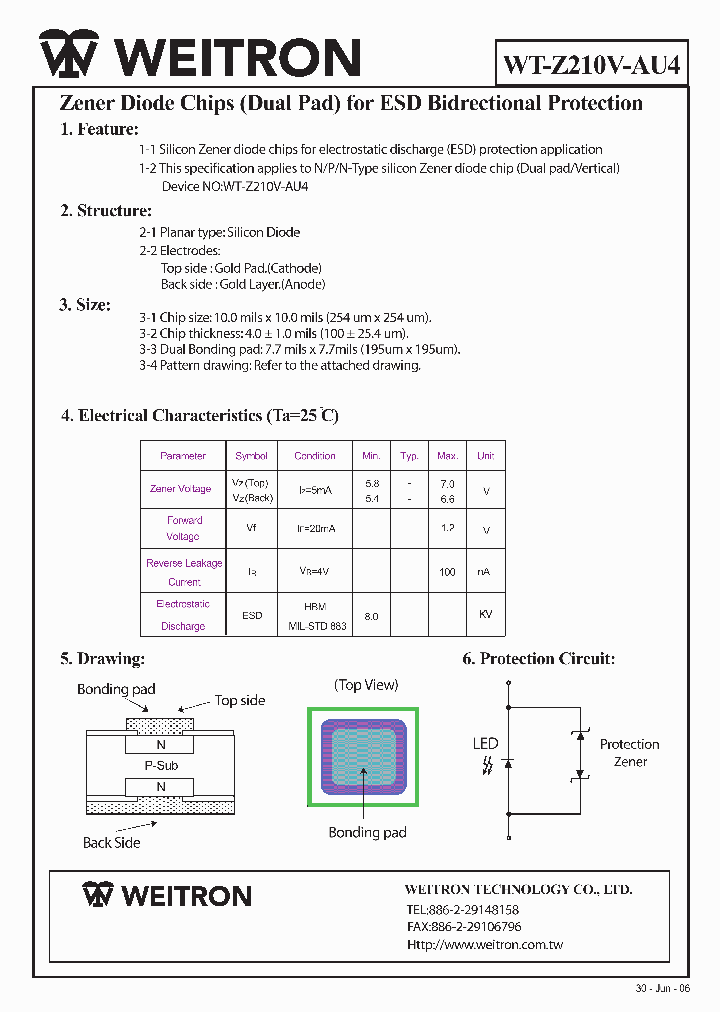 WT-Z210V-AU4_5026961.PDF Datasheet