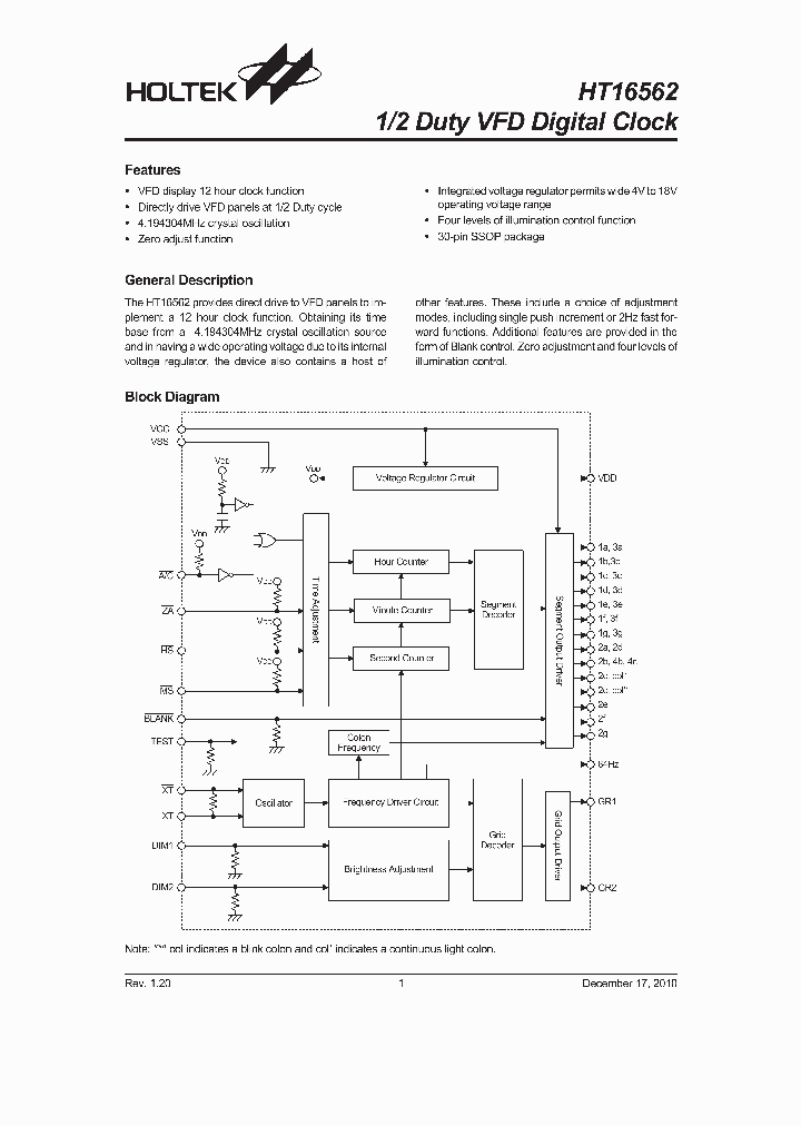 HT1656210_5030314.PDF Datasheet