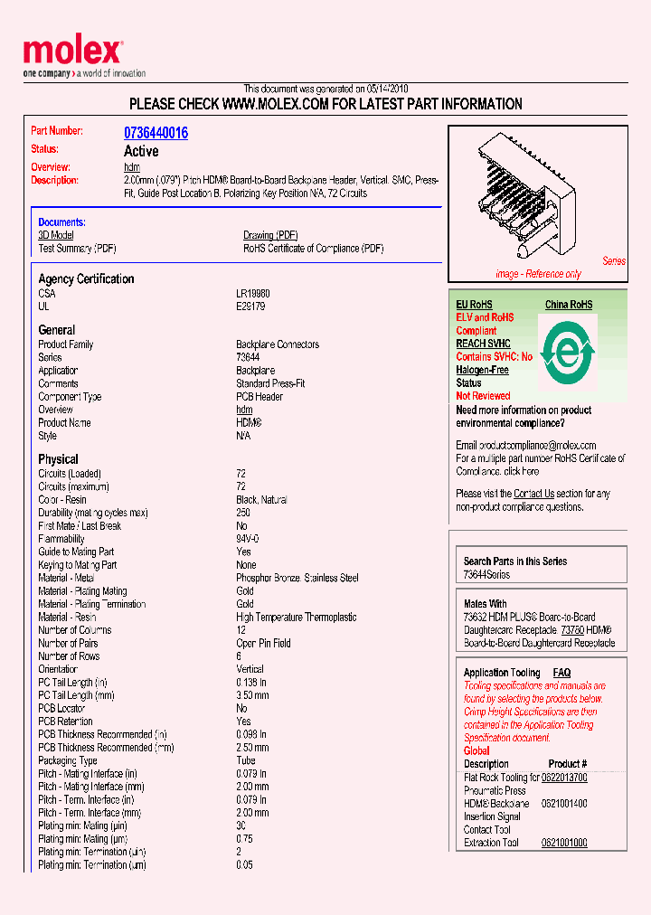 0736440016_5034764.PDF Datasheet