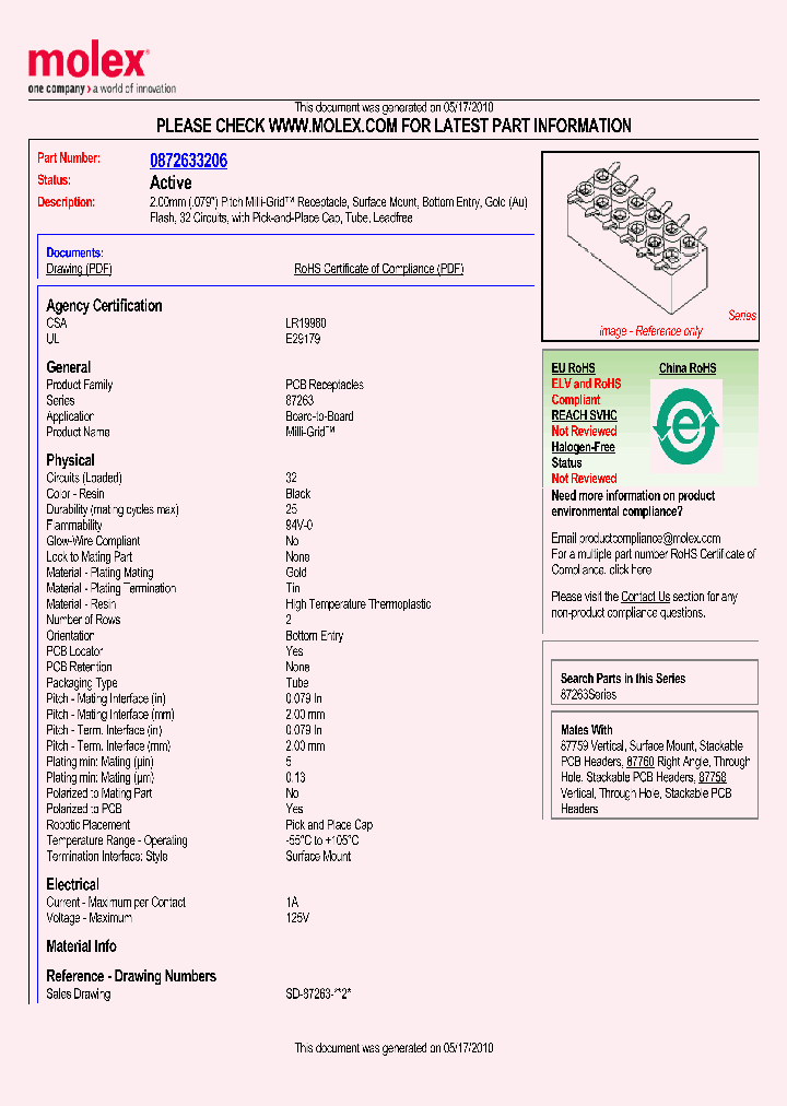 87263-3206_5035588.PDF Datasheet