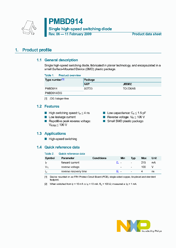 PMBD914DG_5039832.PDF Datasheet