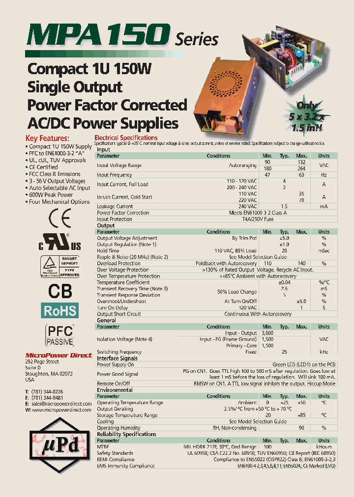 MPA150_5040346.PDF Datasheet