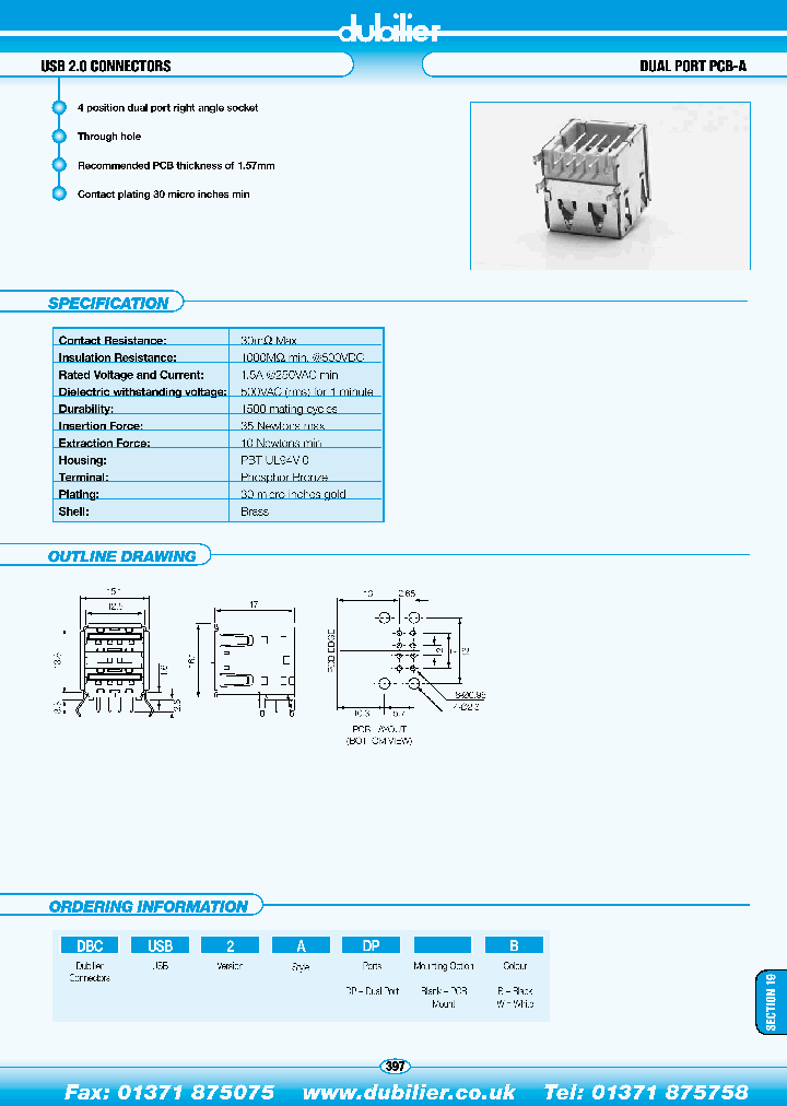 DBCUSB2ADPB_5041455.PDF Datasheet