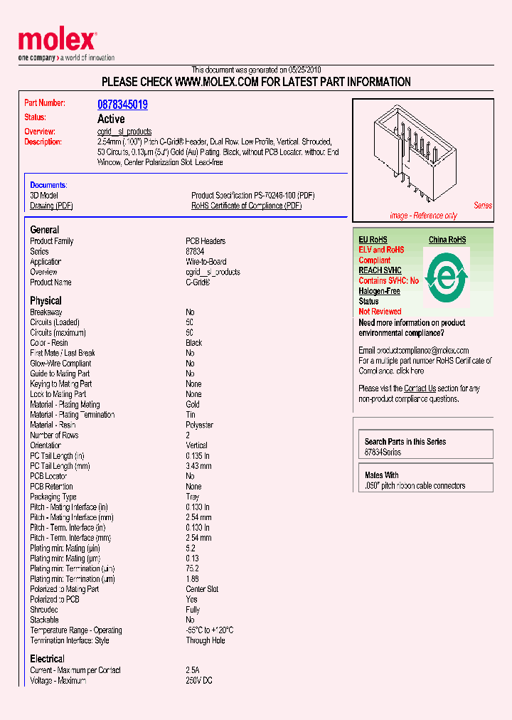 87834-5019_5041662.PDF Datasheet