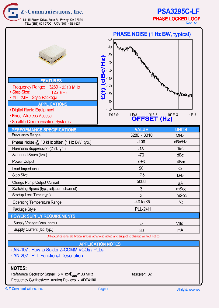 PSA3295C-LF_5043702.PDF Datasheet