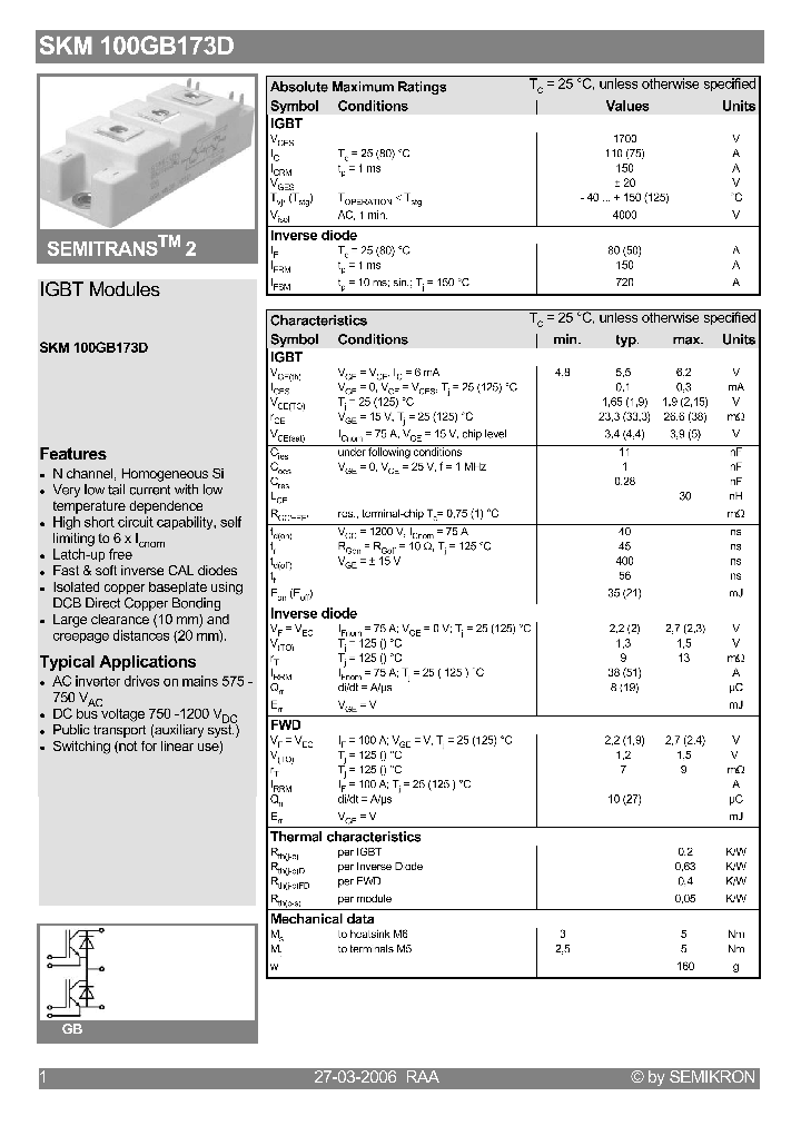 SKM100GB173D06_5045402.PDF Datasheet