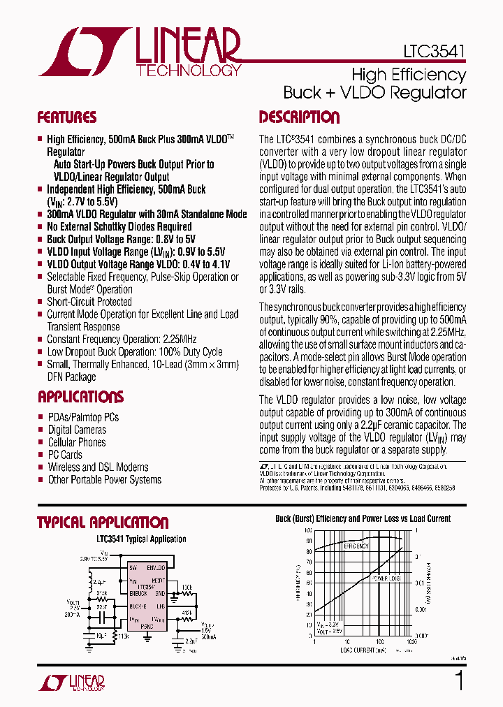 LTC3541_5052280.PDF Datasheet