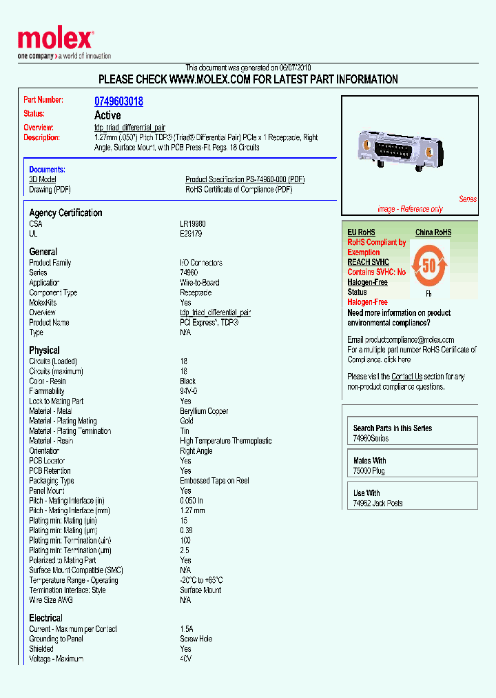 74960-3018_5054366.PDF Datasheet