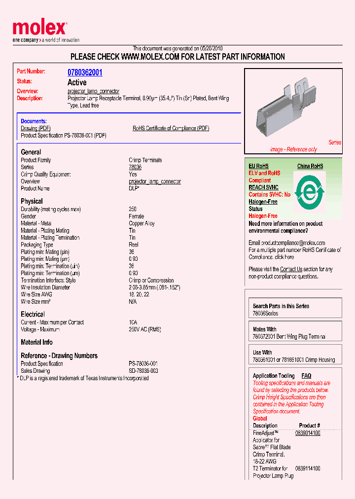 78036-2001_5057385.PDF Datasheet