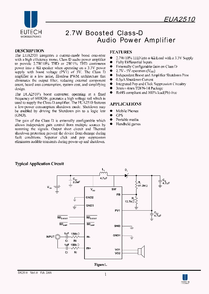 EUA2510_5060122.PDF Datasheet