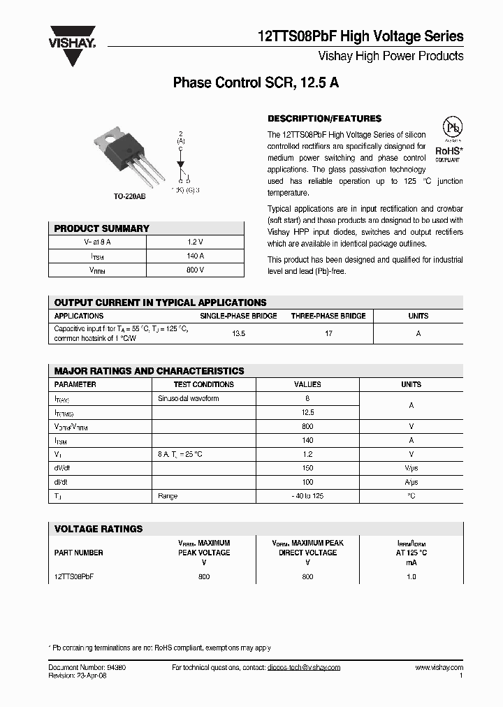 12TTS08PBF_5062333.PDF Datasheet