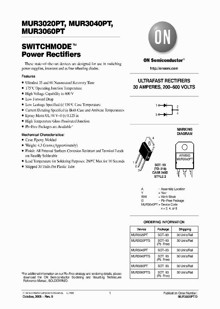 MUR3060PT_5064452.PDF Datasheet