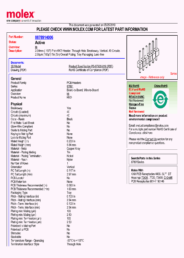 87891-4006_5067820.PDF Datasheet