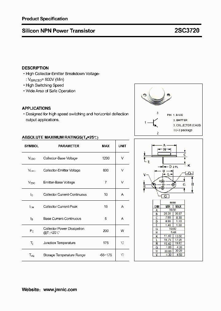2SC3720_3007.PDF Datasheet
