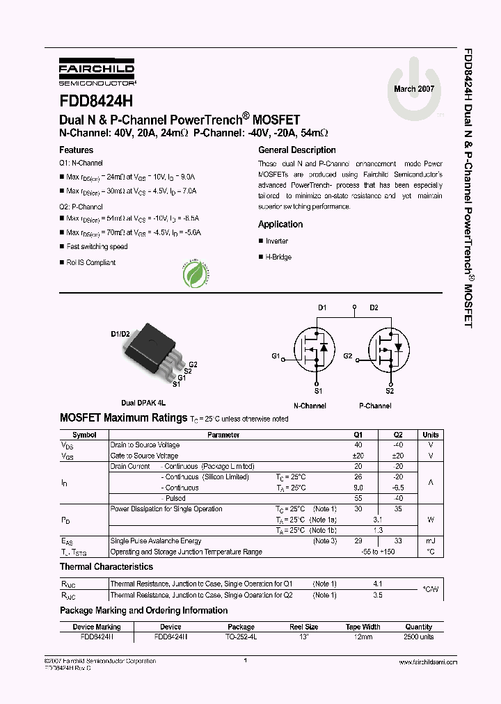 FDD8424H_6938.PDF Datasheet