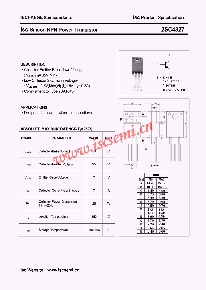 2SC4327_17061.PDF Datasheet