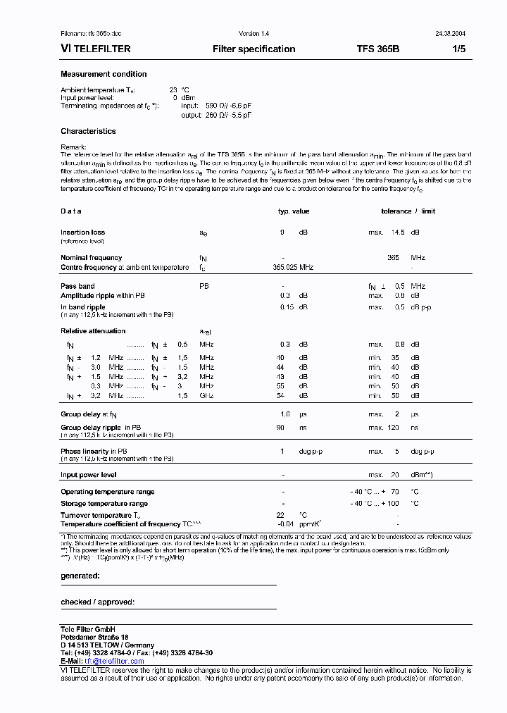 TFS365B_27719.PDF Datasheet