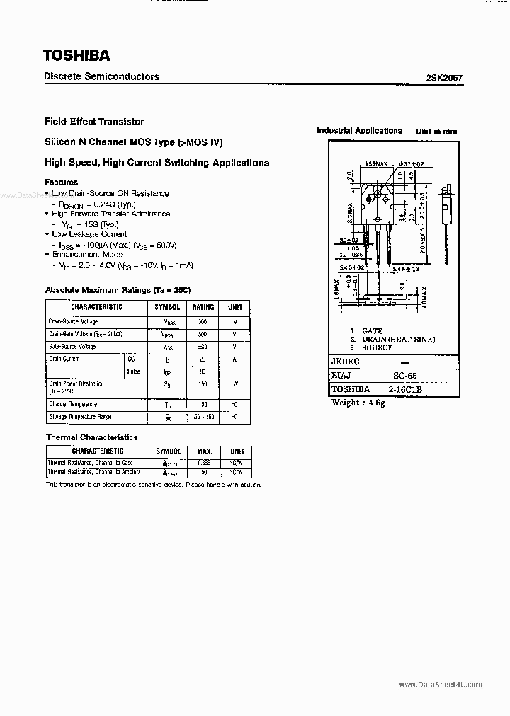 K2057_37304.PDF Datasheet