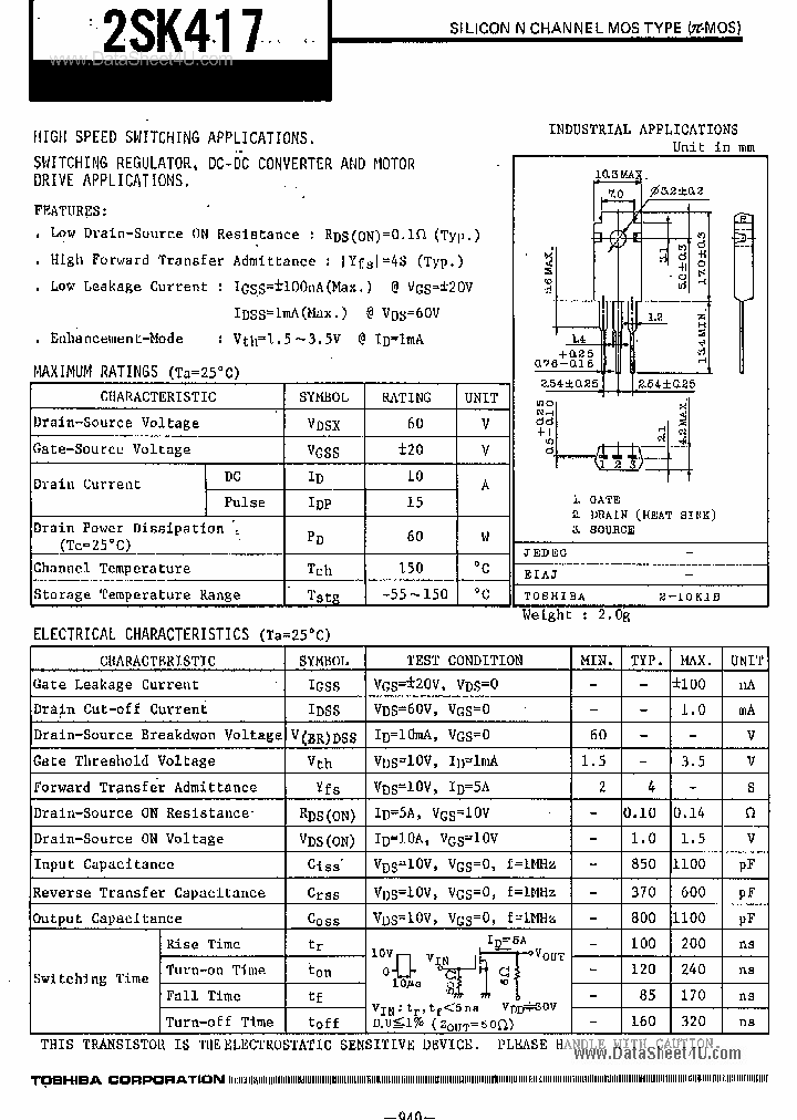 2SK417_37849.PDF Datasheet