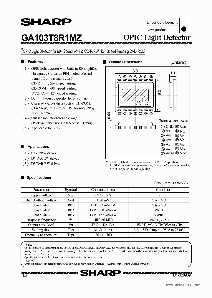 GA103T8R1MZ_38738.PDF Datasheet