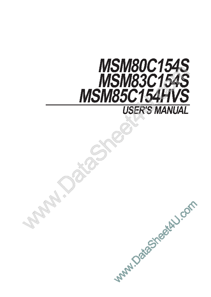 MSM80C154S_39492.PDF Datasheet