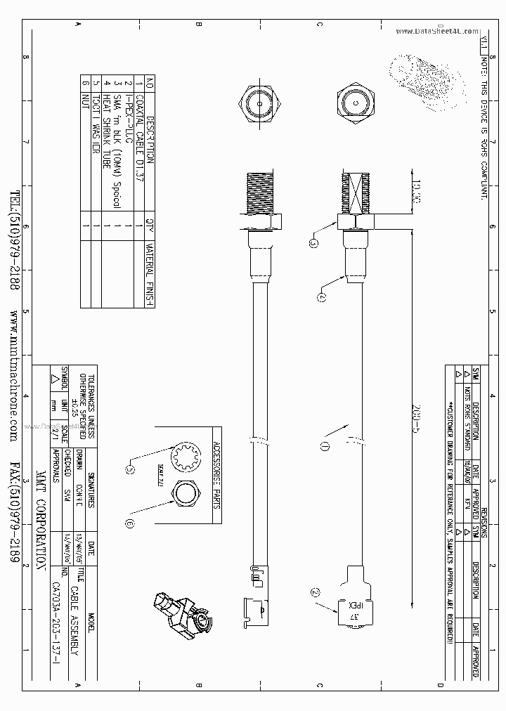 CA703A-203-137-1_39909.PDF Datasheet