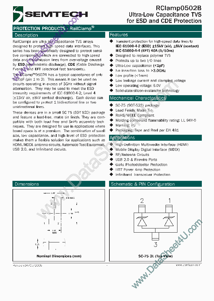 RCLAMP0502B_39979.PDF Datasheet