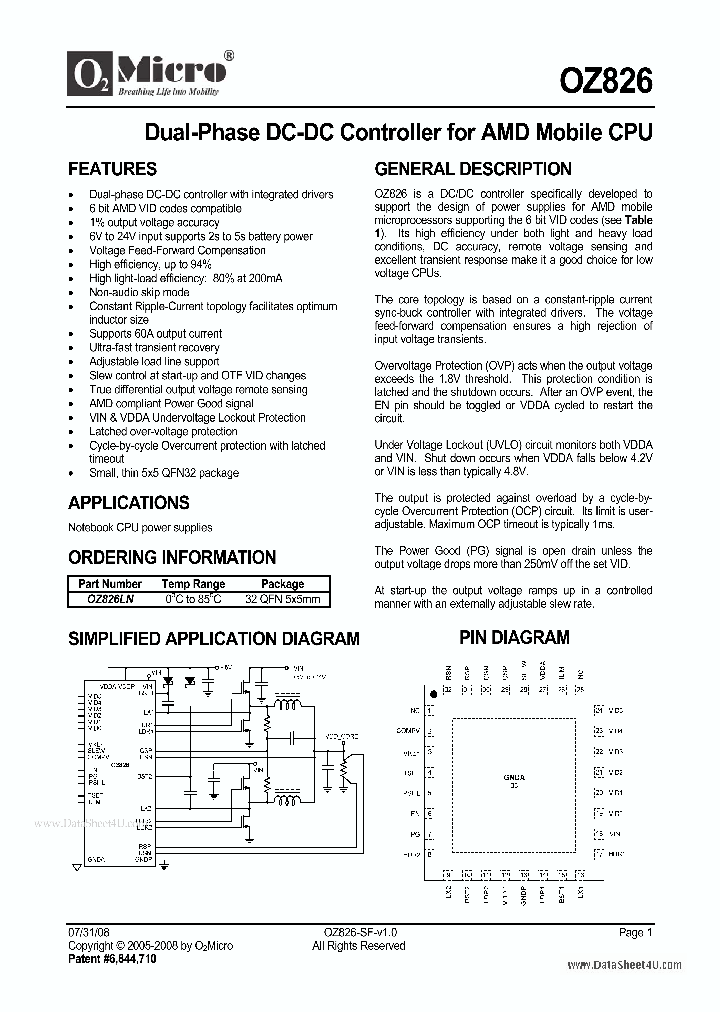 OZ826_40852.PDF Datasheet