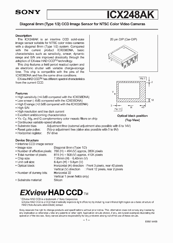 ICX248AK_41539.PDF Datasheet