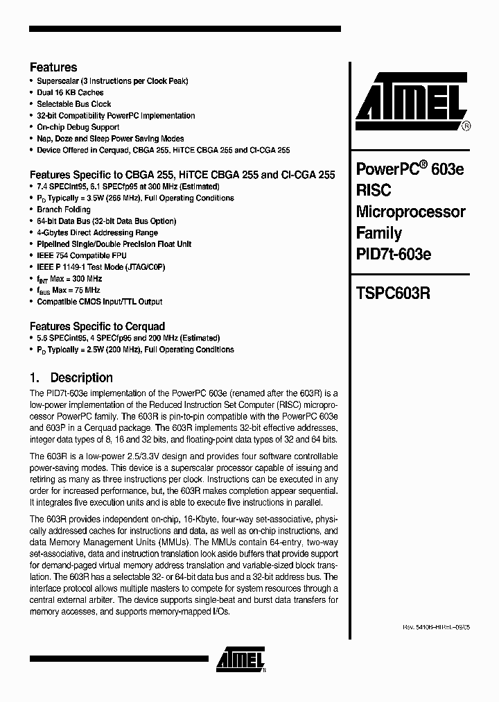 TSPC603RMGSBQ6LC_64986.PDF Datasheet