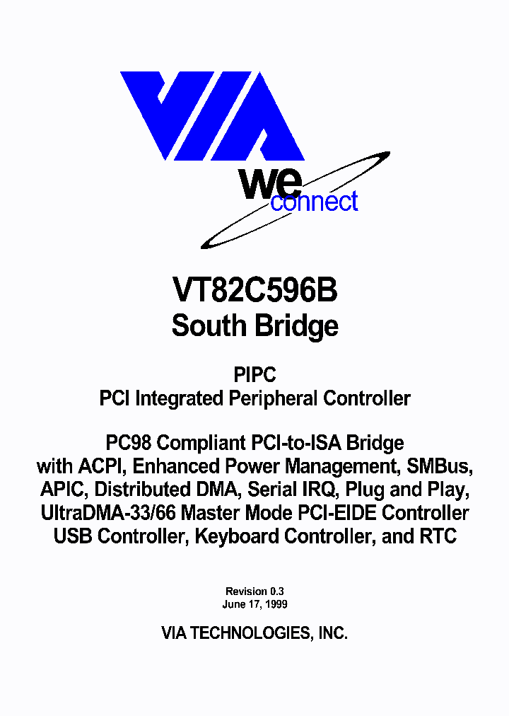 VT82C596_68093.PDF Datasheet