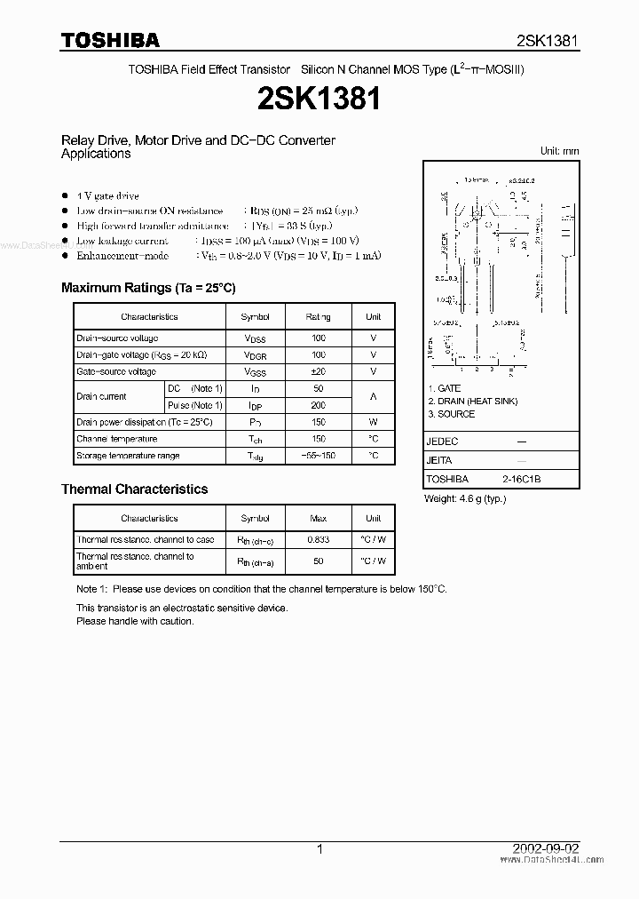 K1381_68840.PDF Datasheet