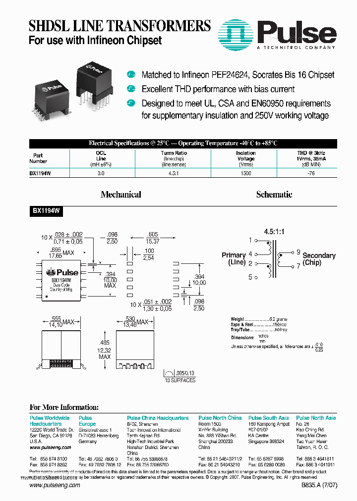 BX1194W_42278.PDF Datasheet