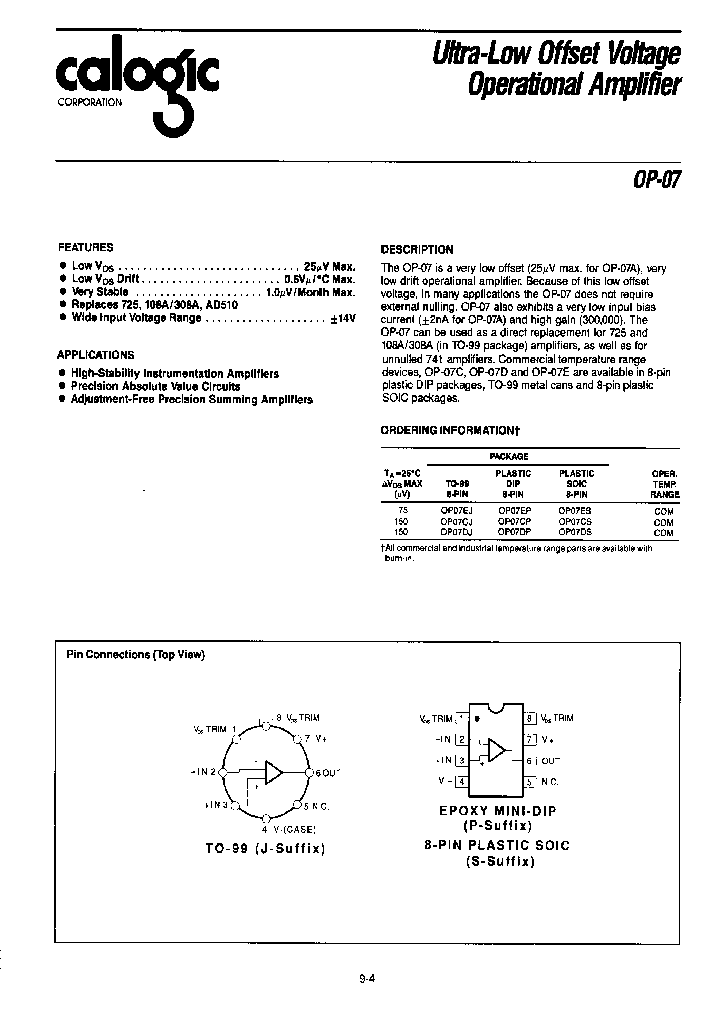 OP-07_70263.PDF Datasheet