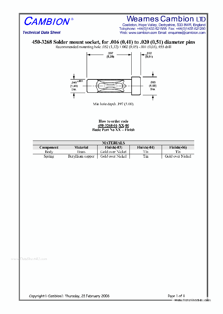 450-3268_71935.PDF Datasheet