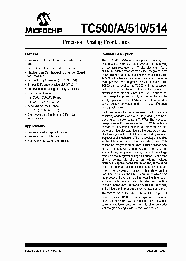 TC510_73007.PDF Datasheet