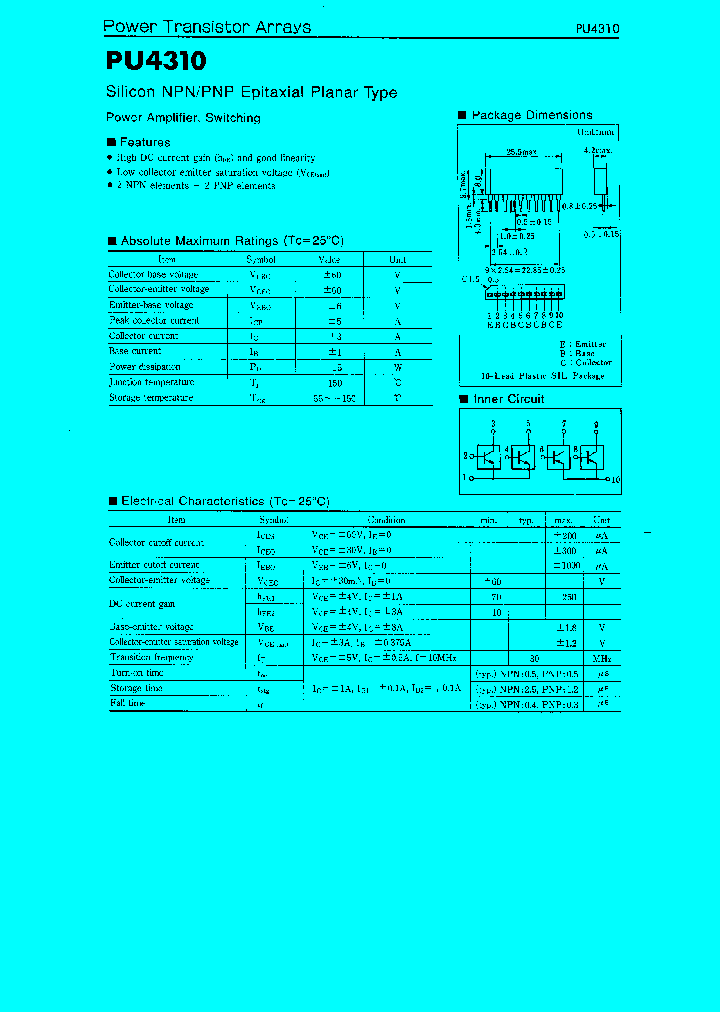 PU4310_89465.PDF Datasheet