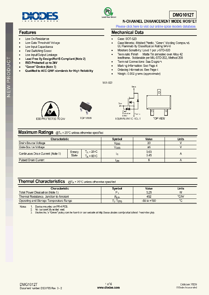 DMG1012T_93357.PDF Datasheet